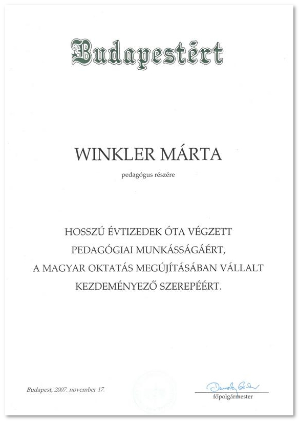 2007 Budapestért